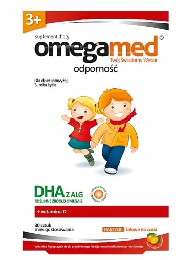 OMEGAMED Odporność 3+ pastylki żelowe do żucia