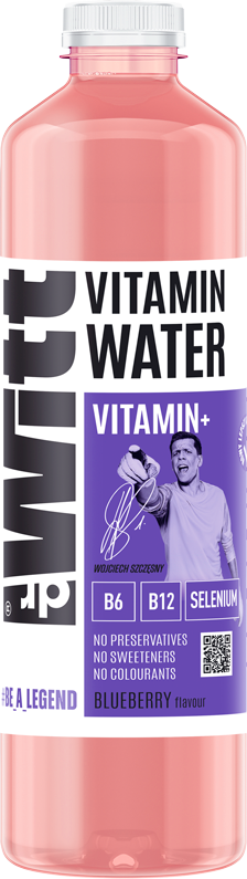 Dr Witt Woda Witaminowa o smaku jagody 1,25l