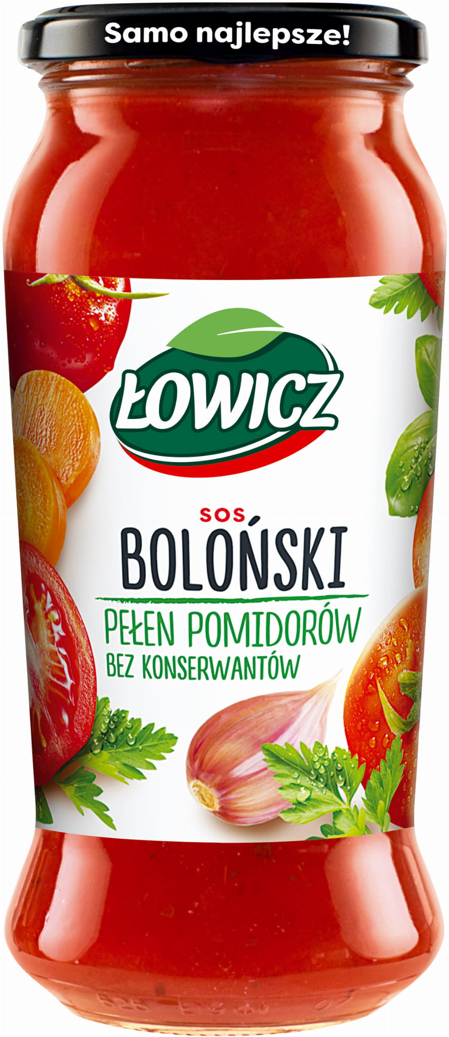 Łowicz Sos do makaronów Boloński 500g