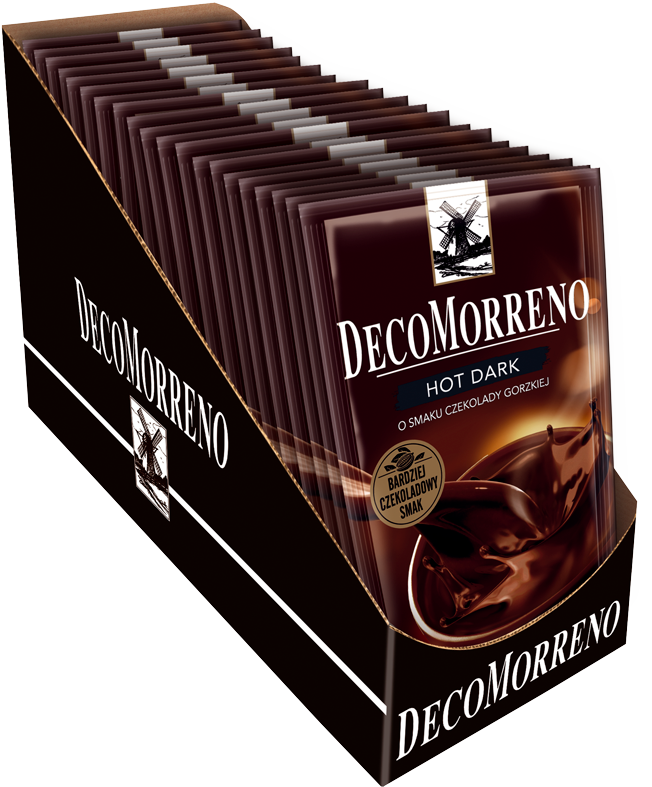 DecoMorreno Czekolada Dark zestaw saszetek 20x25g