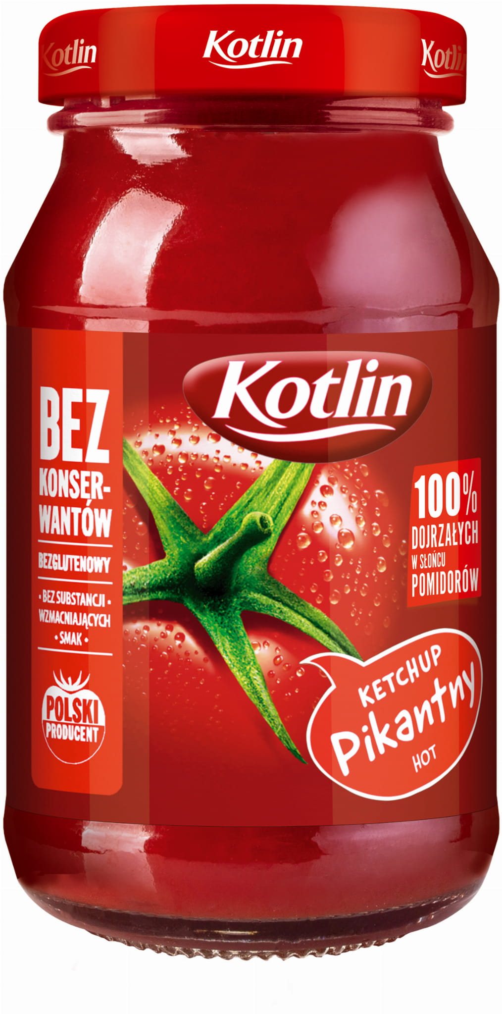 Kotlin Ketchup pomidorowy Pikantny 280g