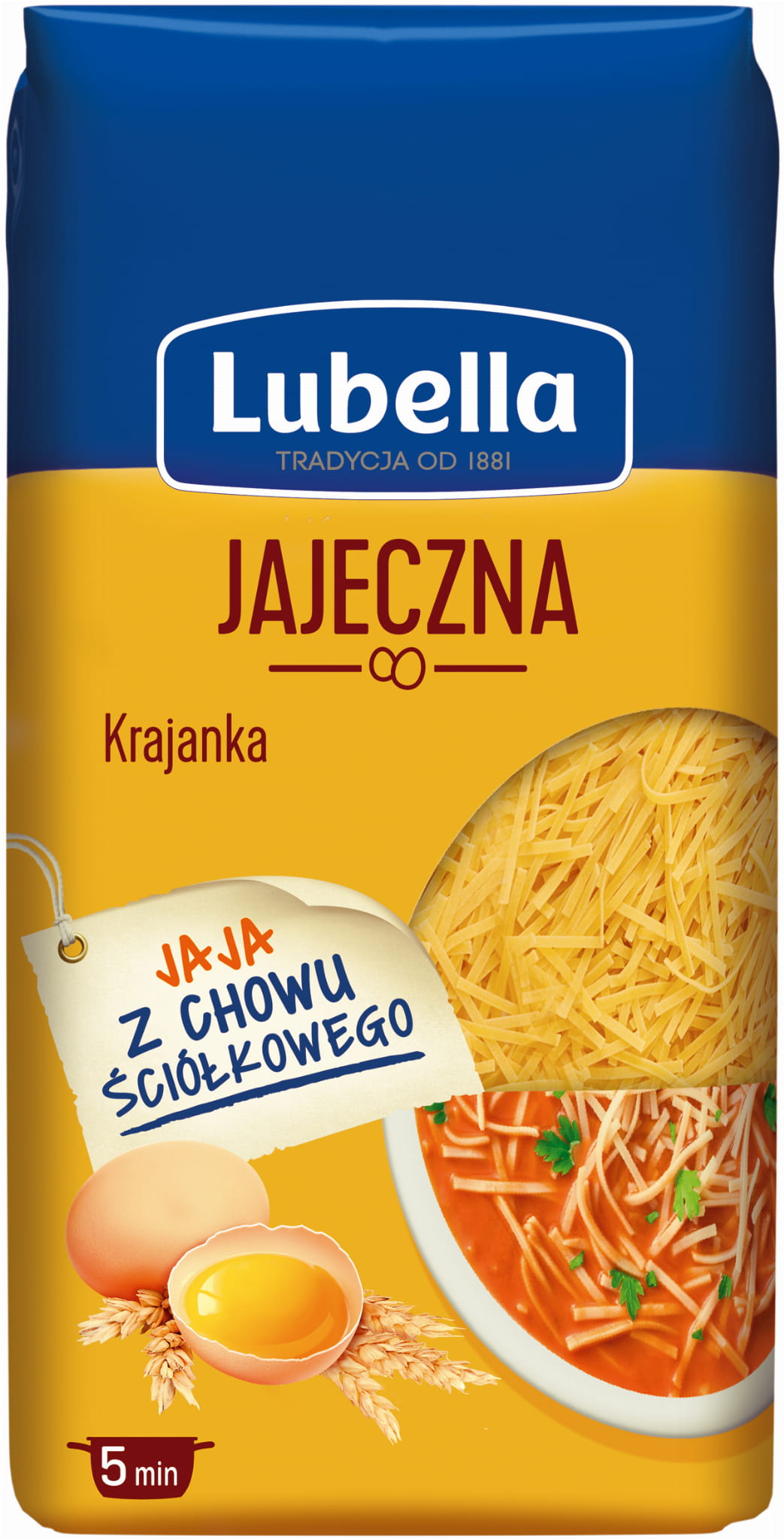 Lubella Jajeczna Makaron krajanka 250 g