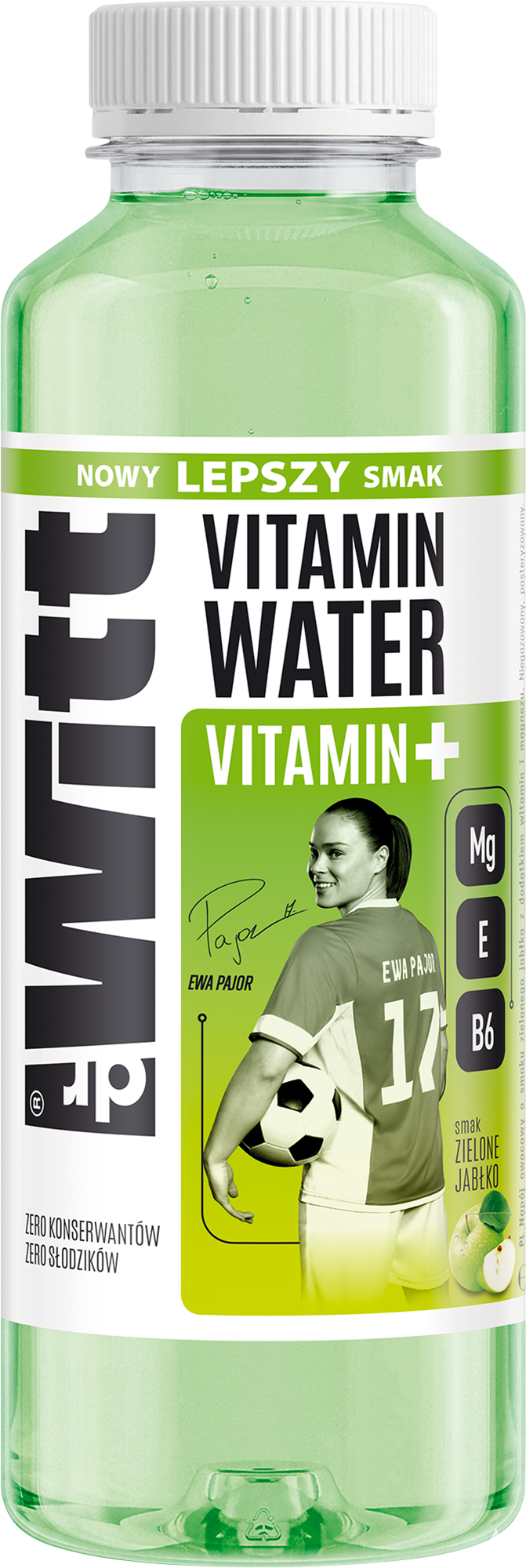 Dr Witt ISO Napój Vitamin Water Zielone jabłko WITAMINA E 550ml