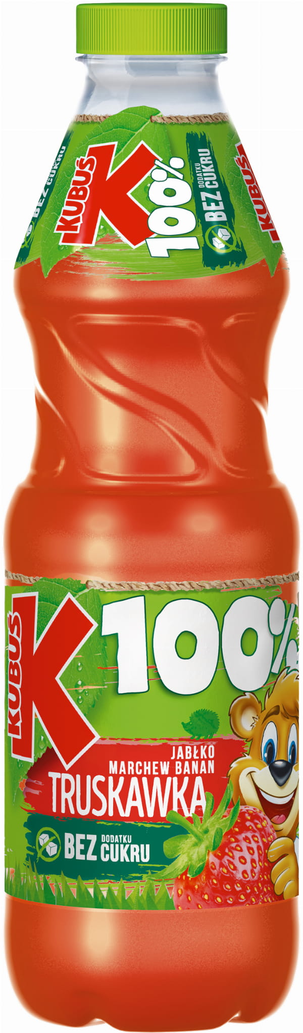 Kubuś 100% Sok jabłko marchew banan truskawka 0,85l