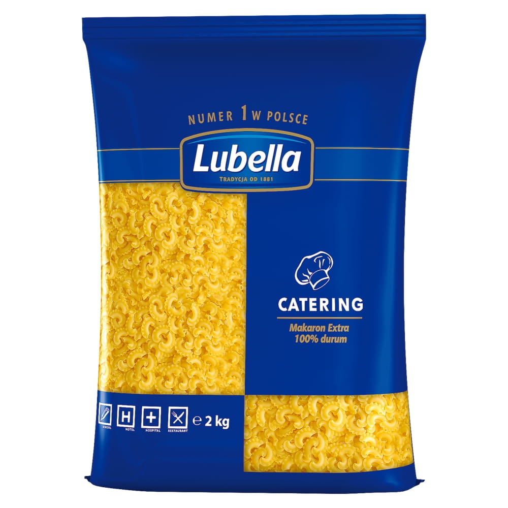 Lubella Catering Makaron Kolanko ozdobne 2kg
