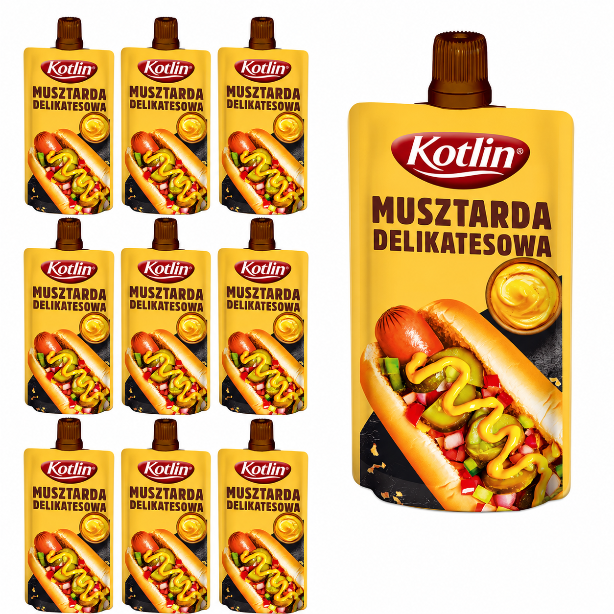 Kotlin Musztarda Delikatesowa 12x100g
