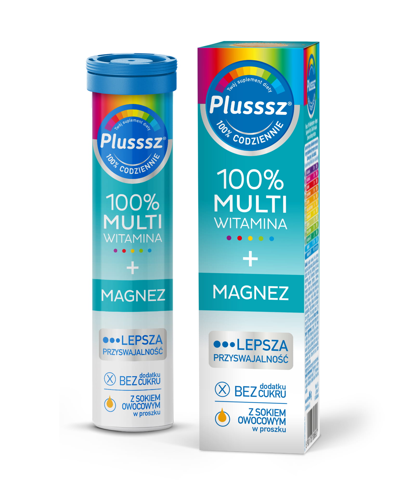 Plusssz 100% Multiwitamina + Magnez 20 tabletek