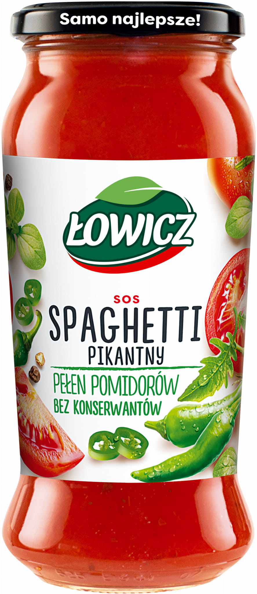 Łowicz Sos Spaghetti pikantny 500g