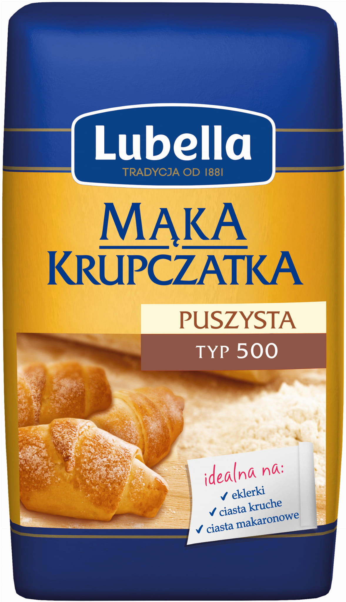 Lubella Mąka puszysta krupczatka typ 500 1 kg