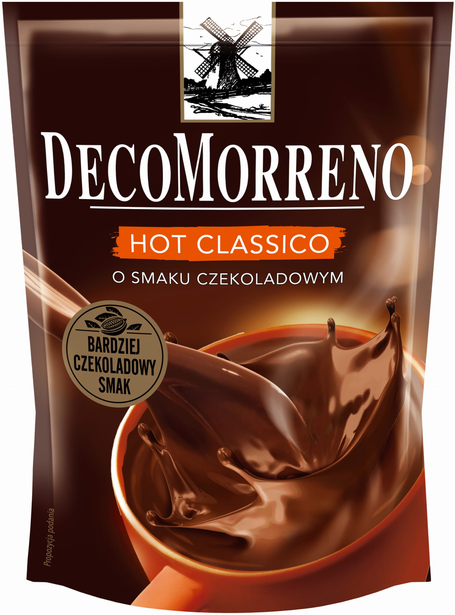 DecoMorreno La Festa Chocolatta Hot Classico Napój instant o smaku czekoladowym 150 g