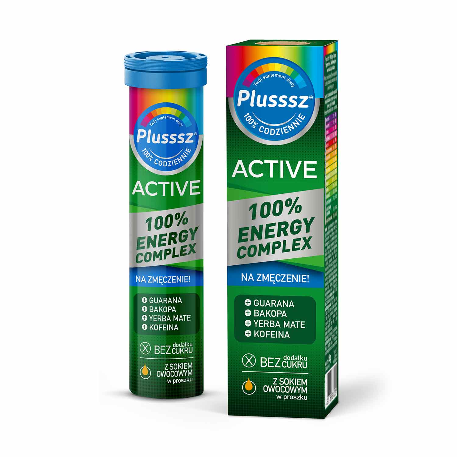 Plusssz Active 100% Energy Complex Tabletki musujące 20 szt.