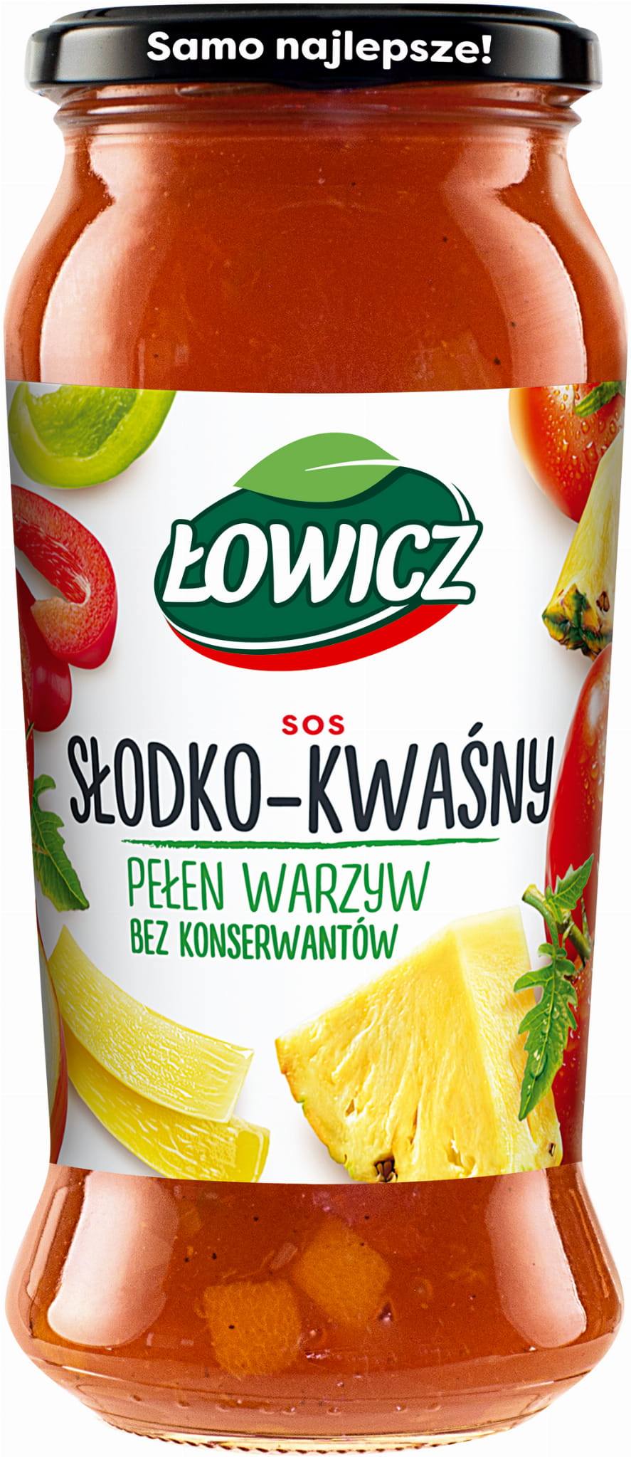 Łowicz Sos Słodko-Kwaśny z limonką 500g