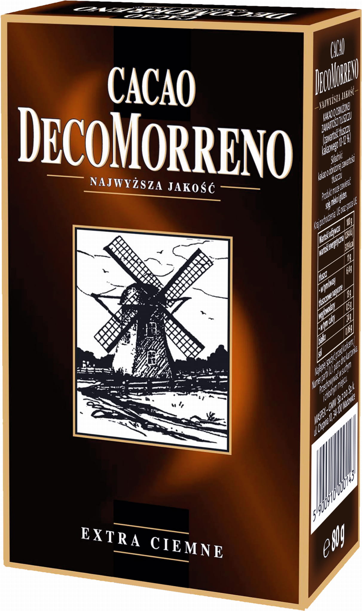 DecoMorreno Ciemne Kakao 80g