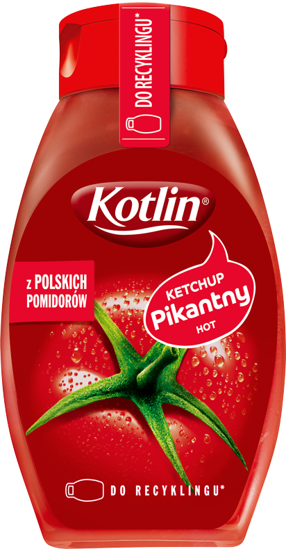 Kotlin Ketchup pomidorowy Pikantny 450g
