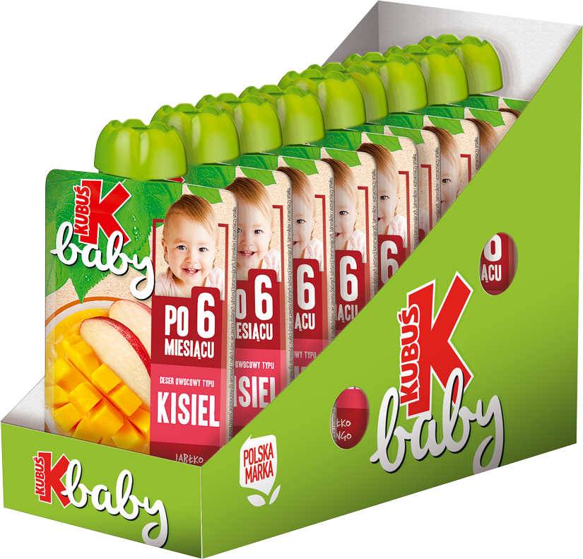 Kubuś Baby Deser owocowy a'la kisiel mango 9x100g