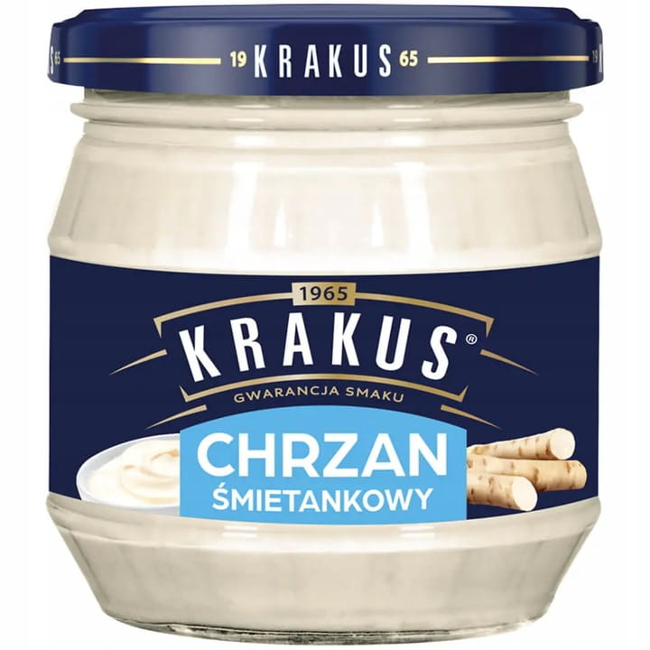 Krakus Chrzan Śmietankowy 180g
