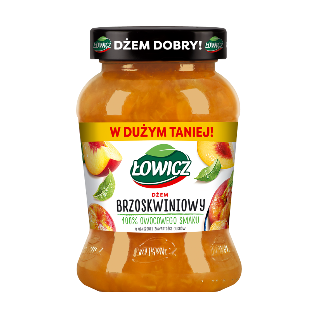 Łowicz Dżem Brzoskwiniowy 450g