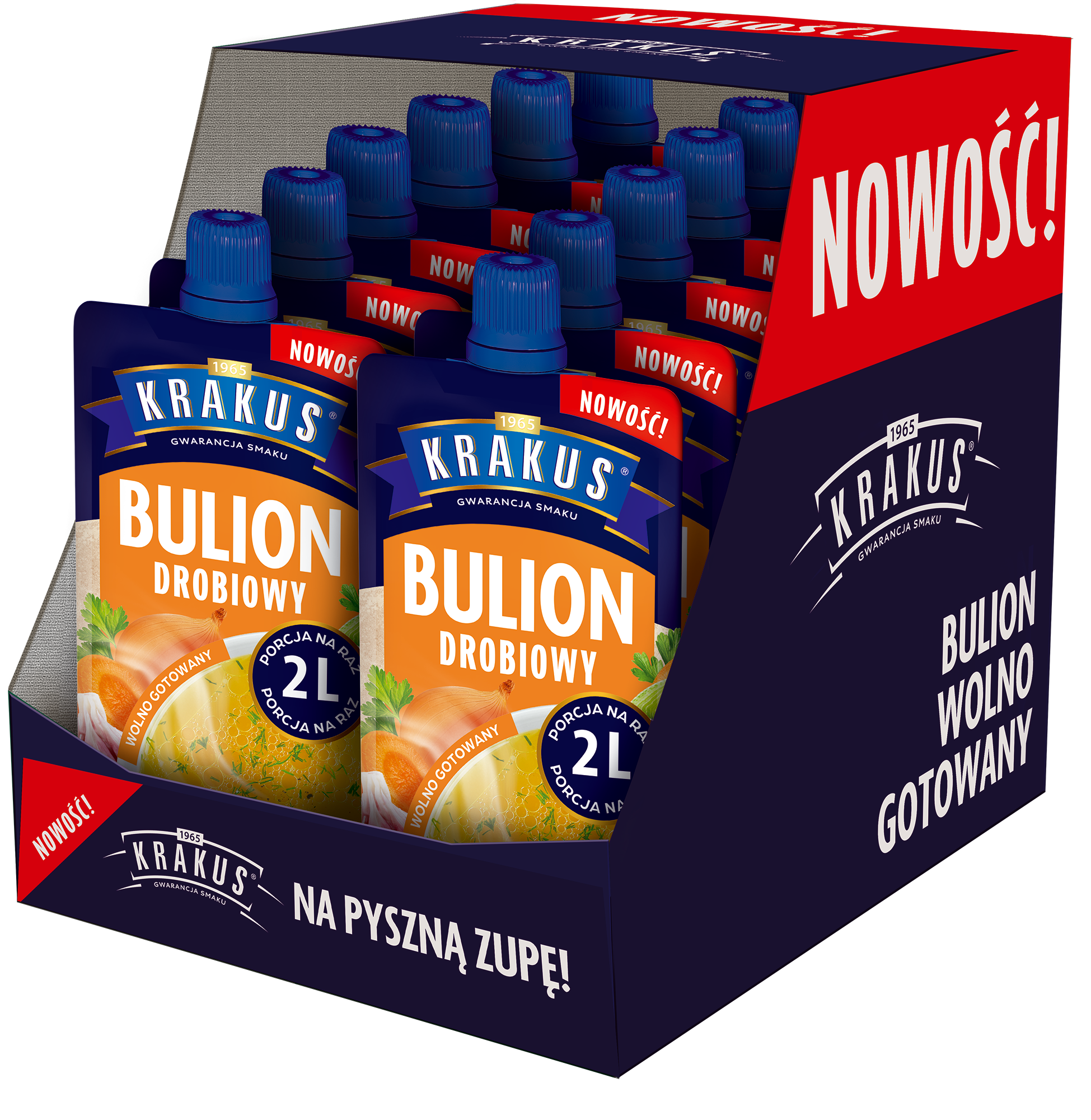 Krakus Bulion drobiowy 12x100g