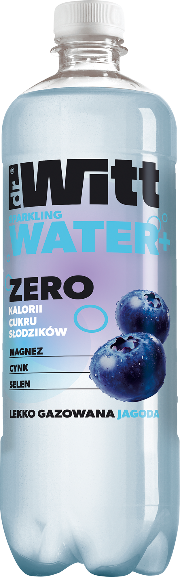 DR Witt Sparkling WATER+ Jagoda ZERO 0,75L
