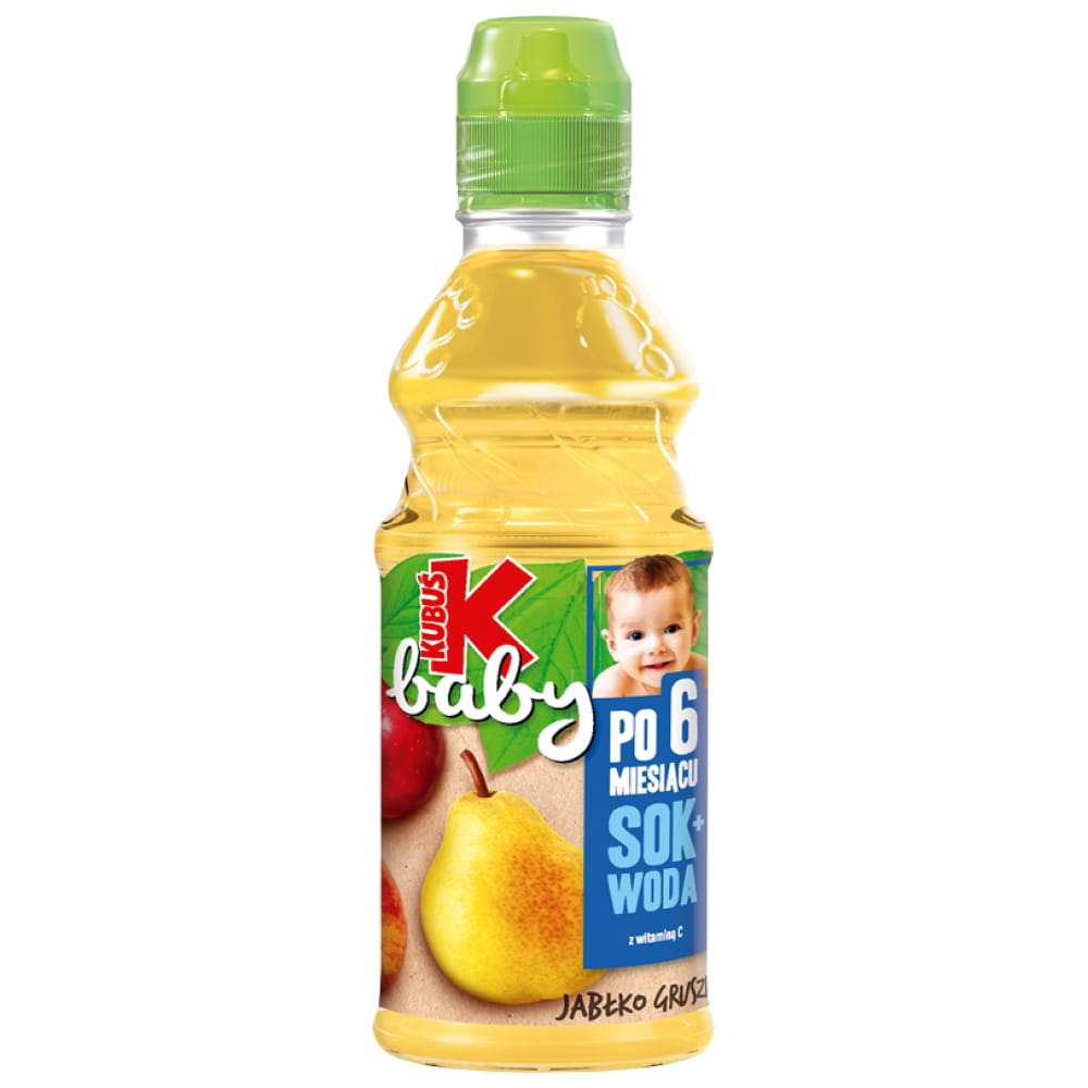 Kubuś Baby Napój po 6 miesiącu jabłko gruszka 300 ml