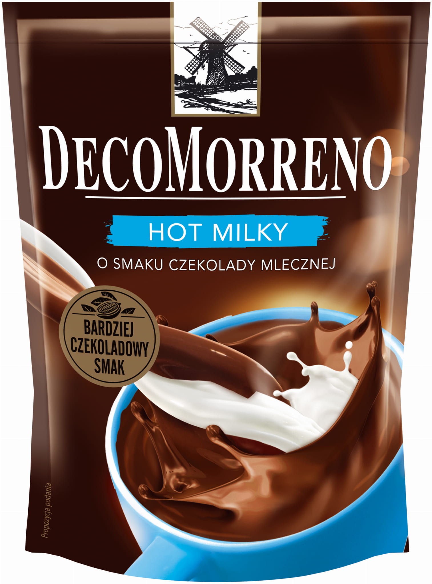 DecoMorreno La Festa Chocolatta Hot Milky Napój instant o smaku czekolady mlecznej 150 g