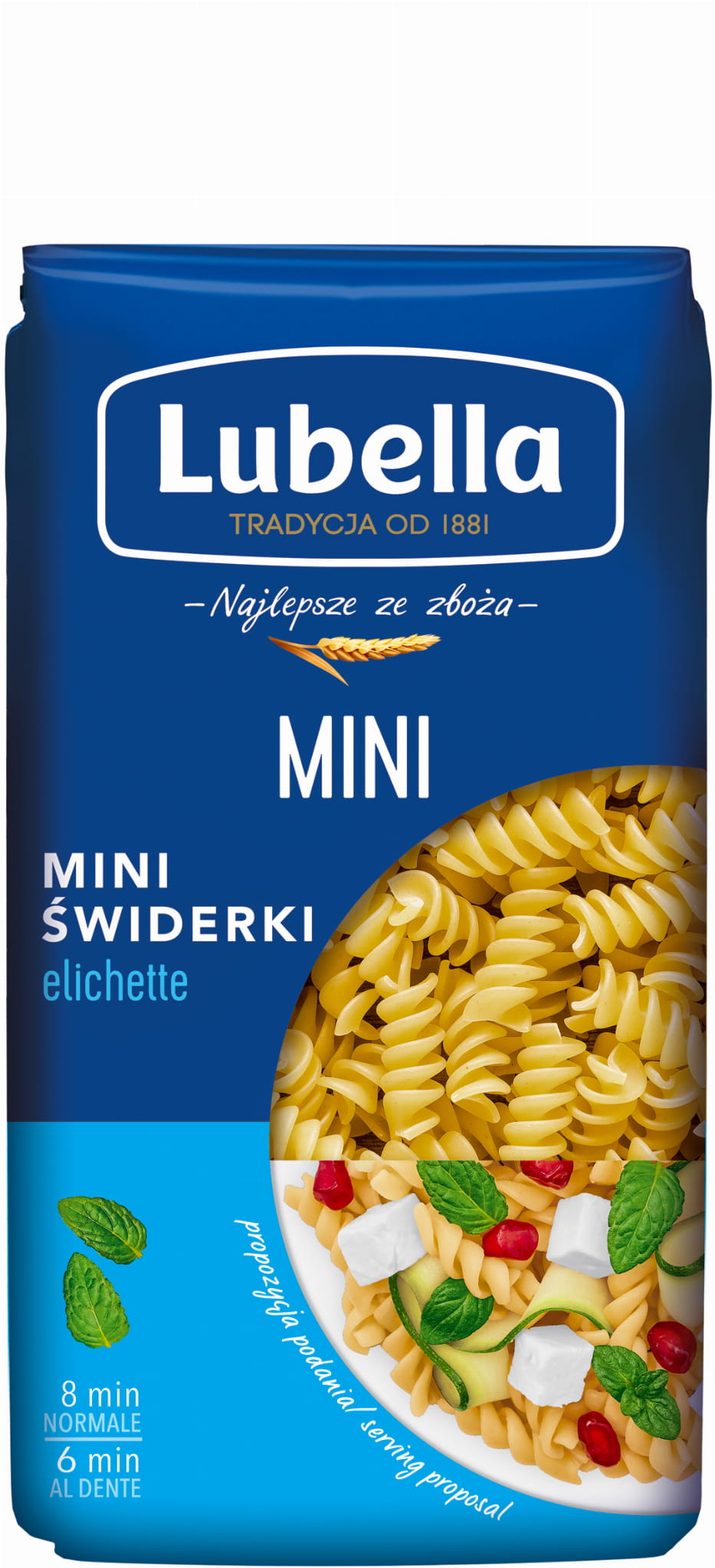 LUBELLA - MAKARON CLASSIC MINI Mini Świderek 400g