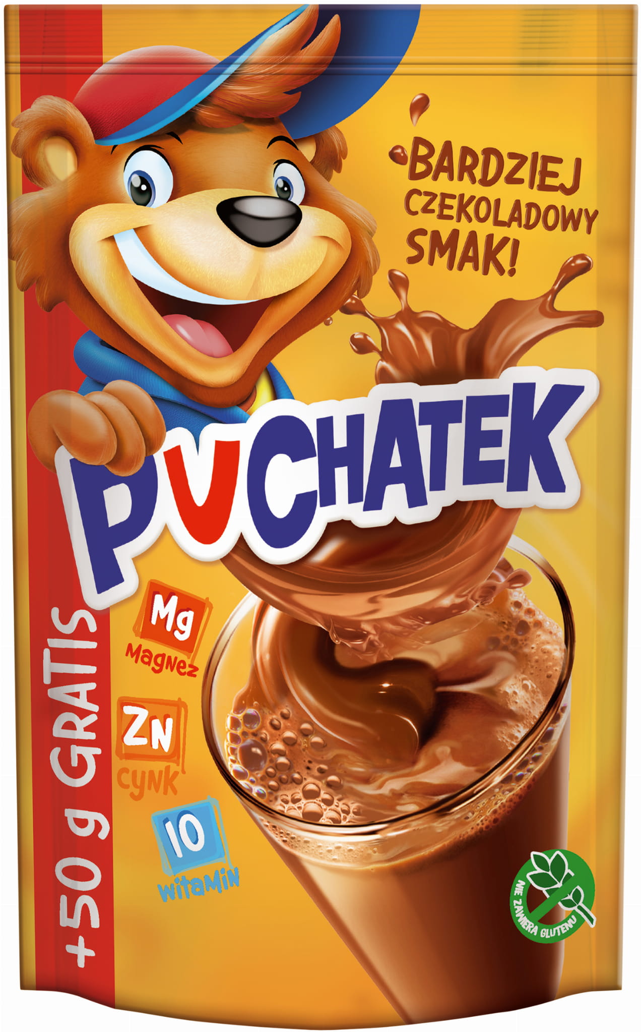 Puchatek Napój kakaowy instant z witaminami 150g