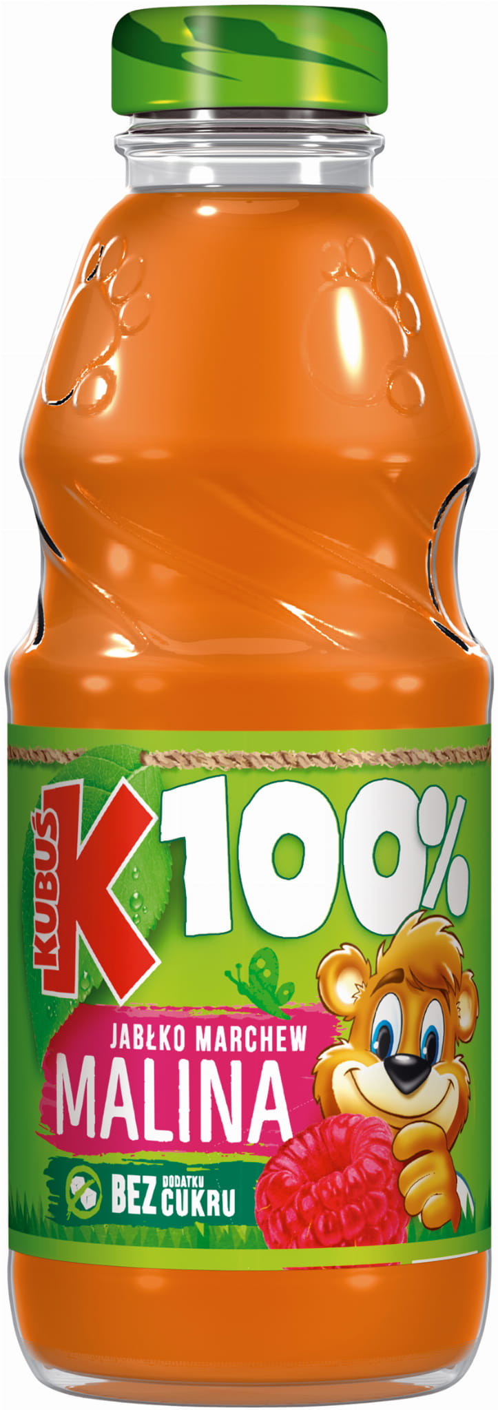 Kubuś 100% Sok jabłko marchew malina 300 ml