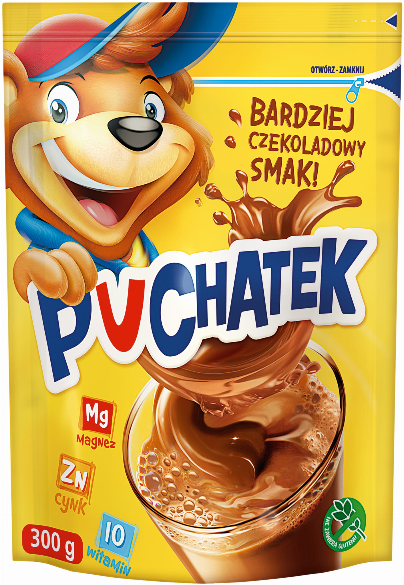 Puchatek Napój kakaowy instant z witaminami 300g