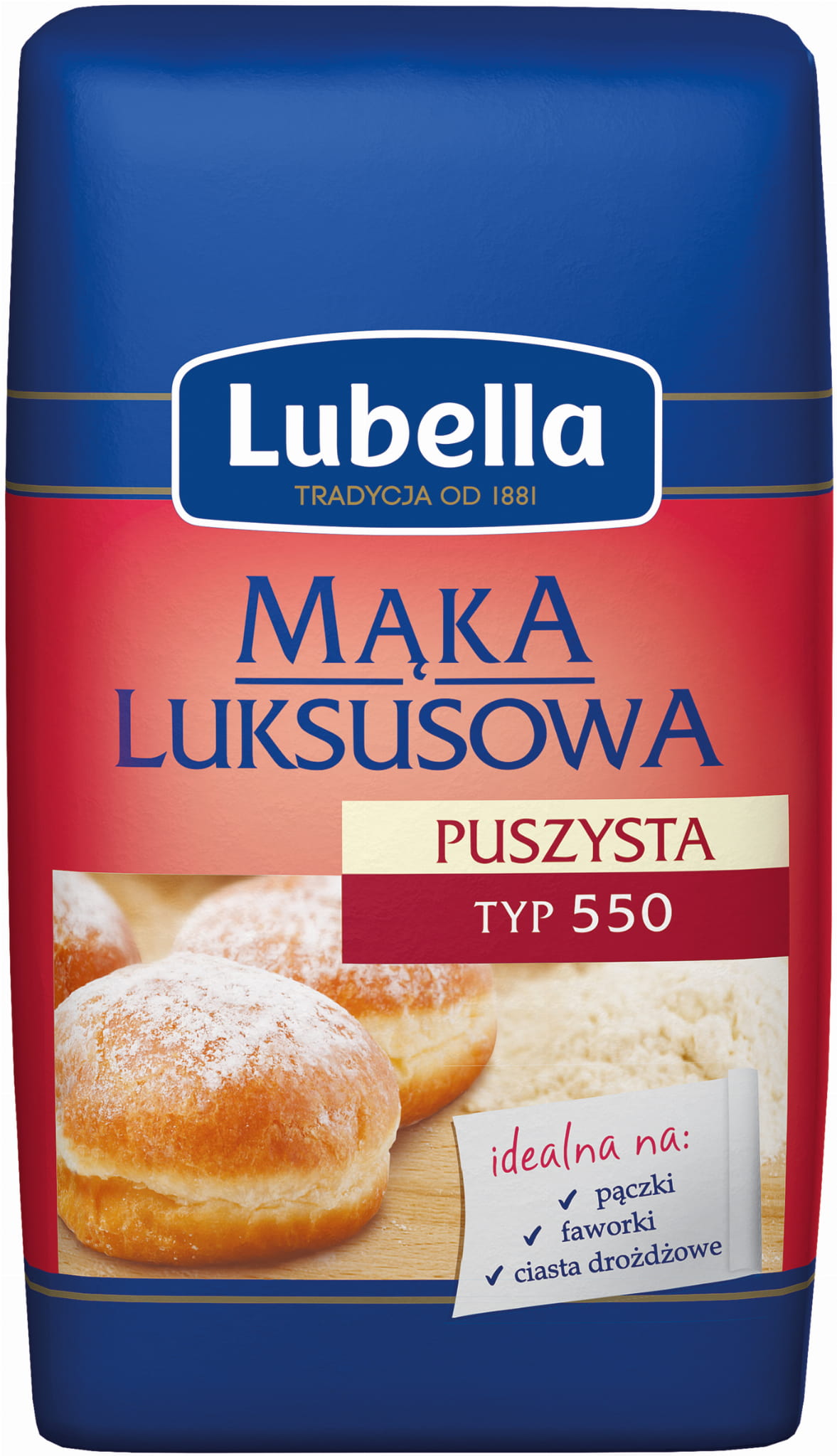 Lubella Mąka puszysta luksusowa typ 550 1 kg