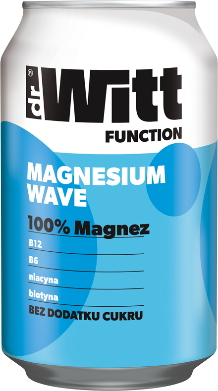 Dr Witt function Magnesium Wave Napój gazowany ananas magnez witaminy 330ml