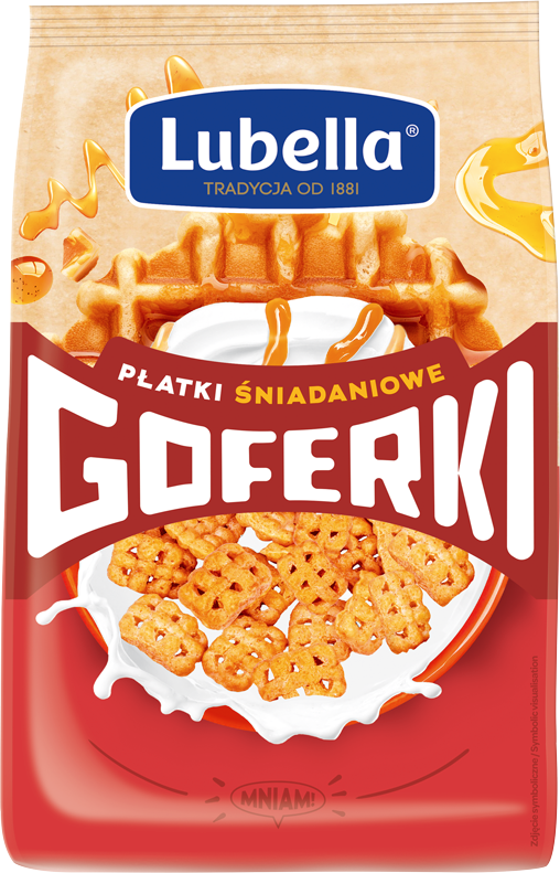 LUBELLA płatki Goferki maślane  400g