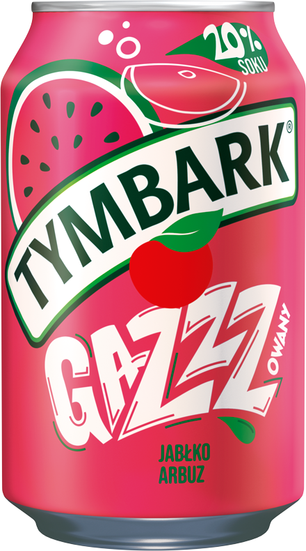 Tymbark Napój gazowany jabłko arbuz 330 ml