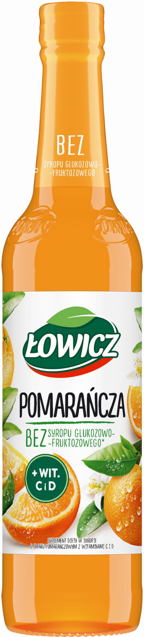 Łowicz Syrop owocowy Pomarańcza 400 ml
