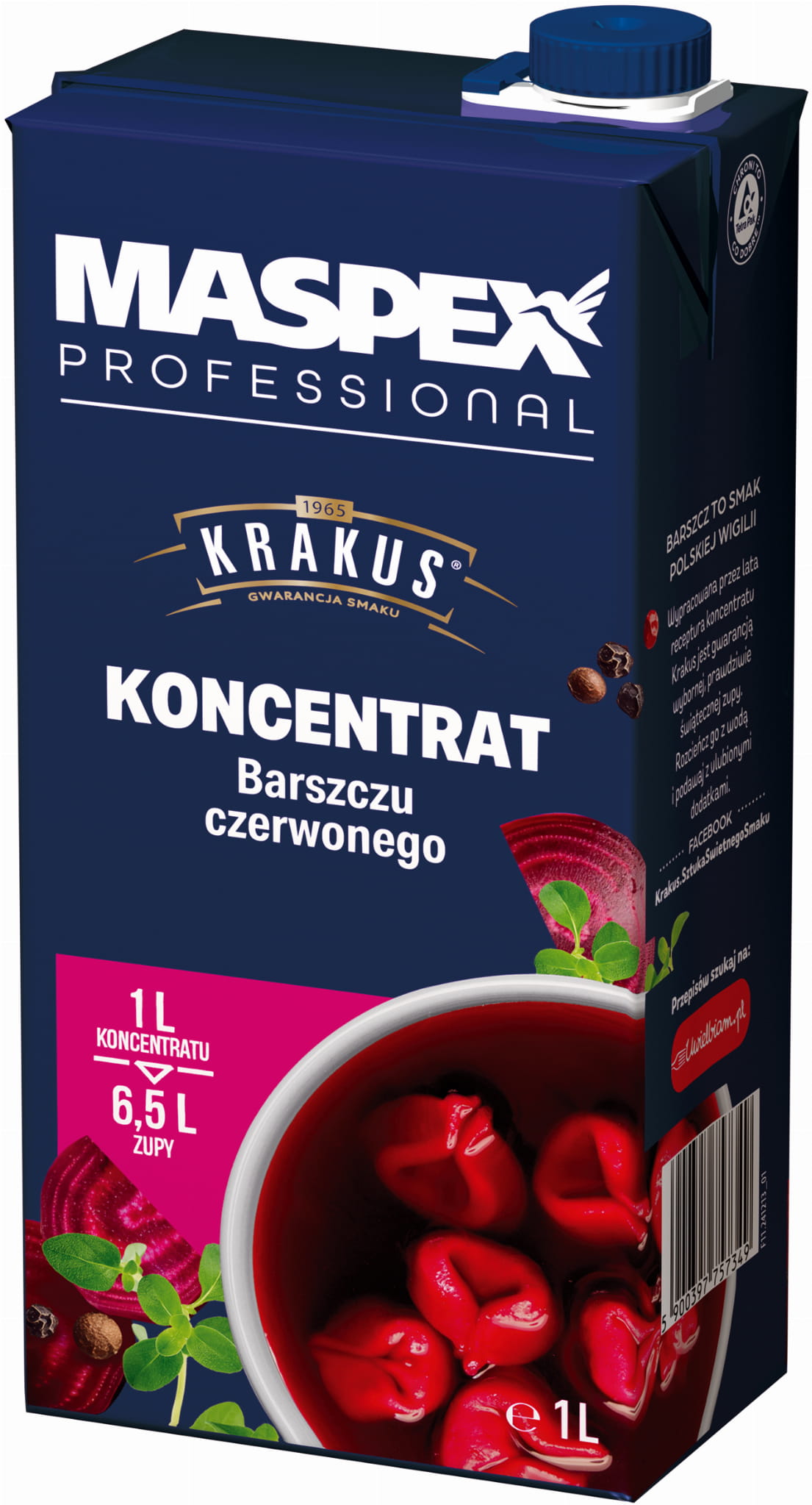 KRAKUS koncentrat barszczu czerwonego 1L