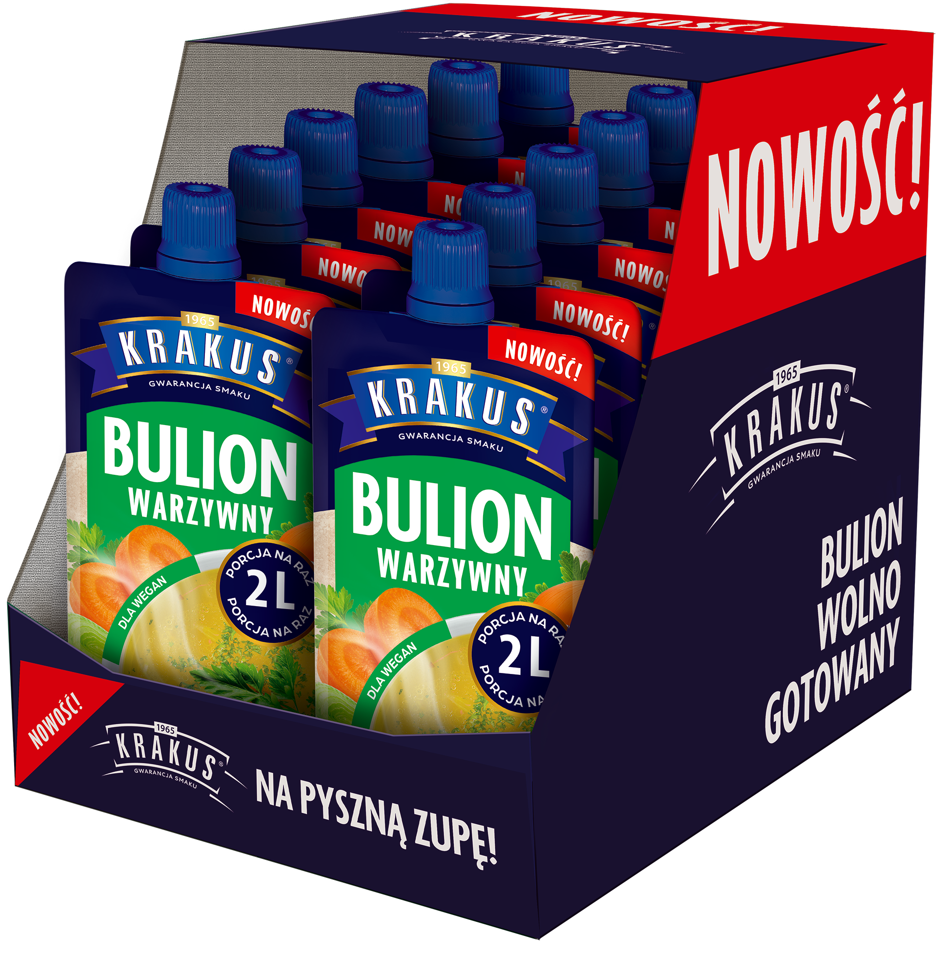 Krakus Bulion warzywny 12x100g