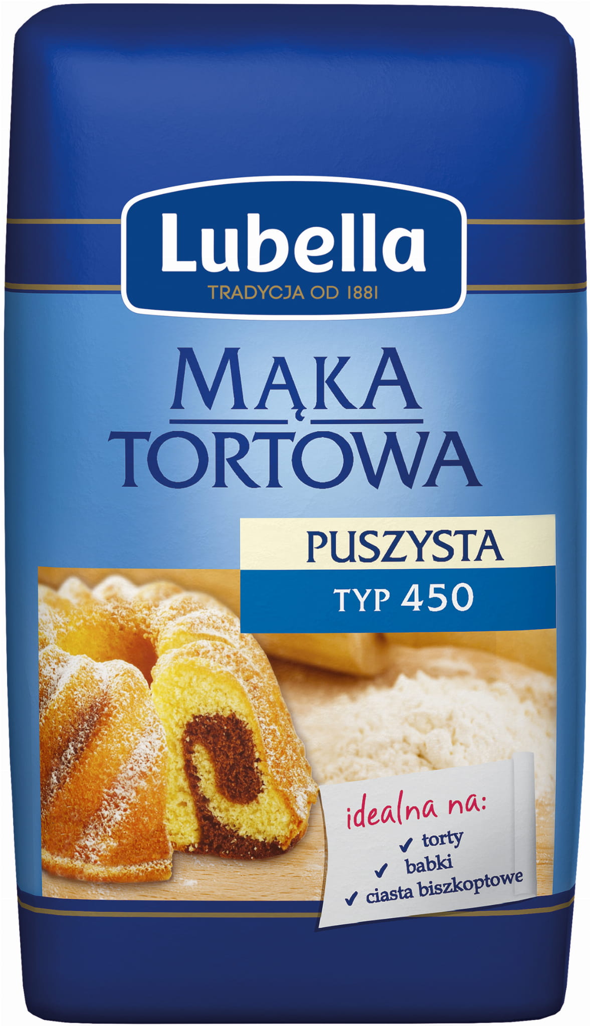 Lubella Mąka puszysta tortowa typ 450 1 kg