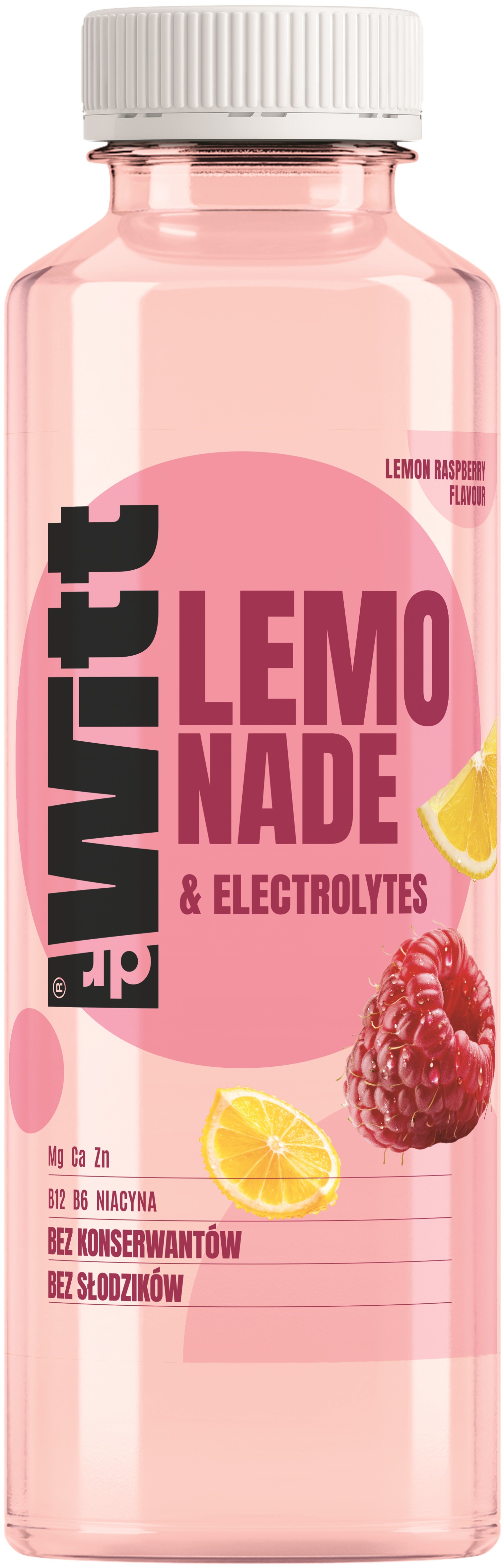 DR WITT lemoniada z elektrolitami cytryna-malina 550ml