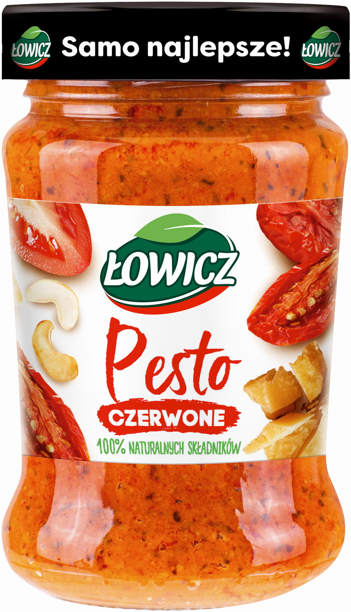 Łowicz Pesto Czerwone Sos Pomidorowy 180g