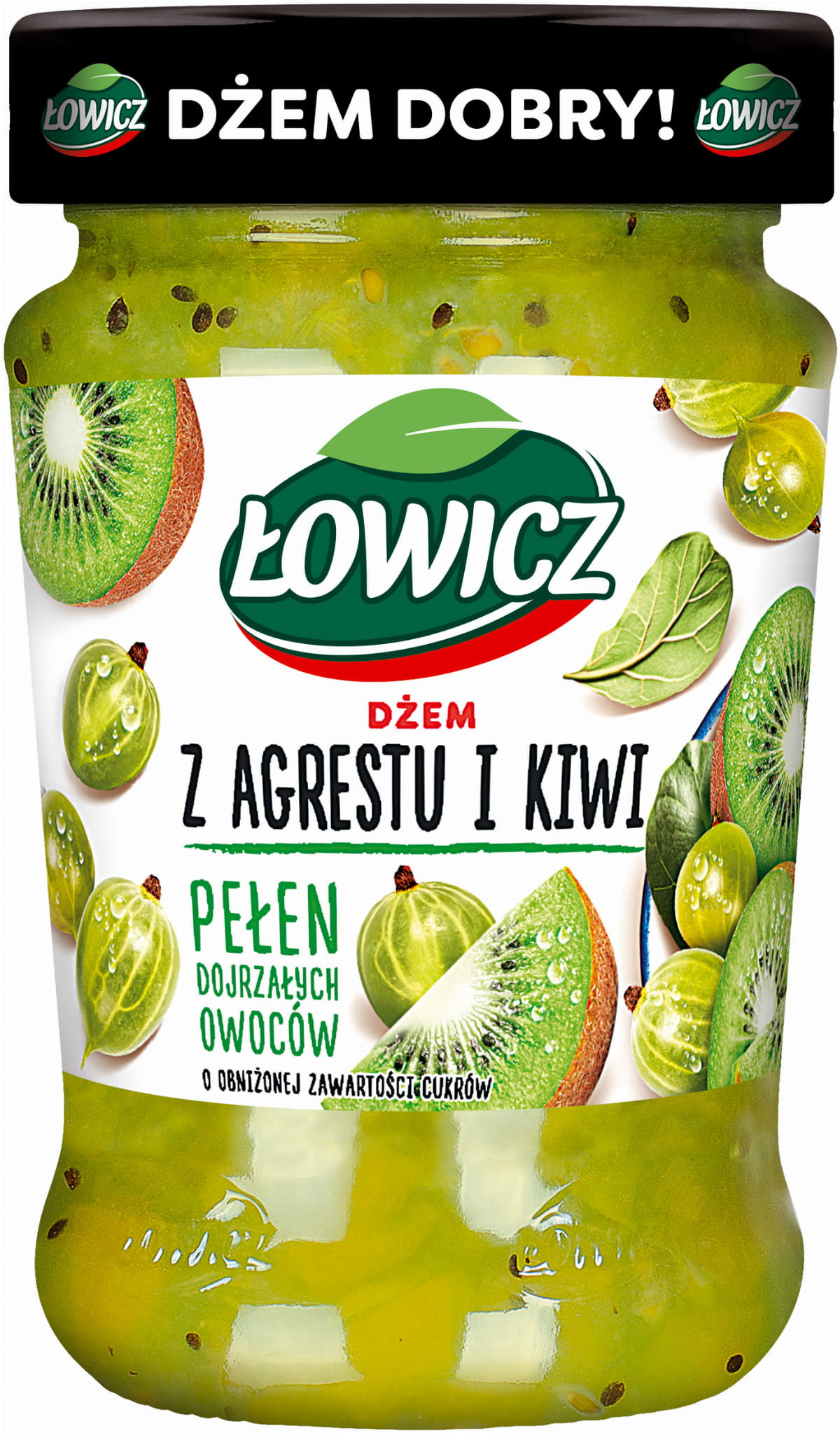 Łowicz Dżem Agrest Kiwi 280g