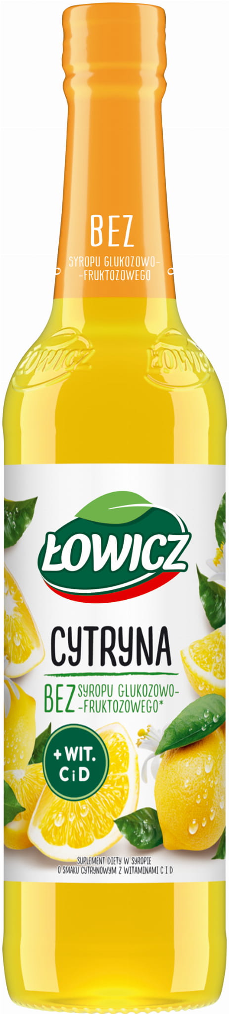 Łowicz Syrop owocowy Cytryna 400 ml