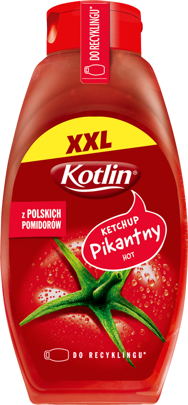 Kotlin Ketchup pomidorowy Pikantny 950g