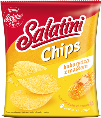 SALATINI Chips kukurydza z masłem 25 g