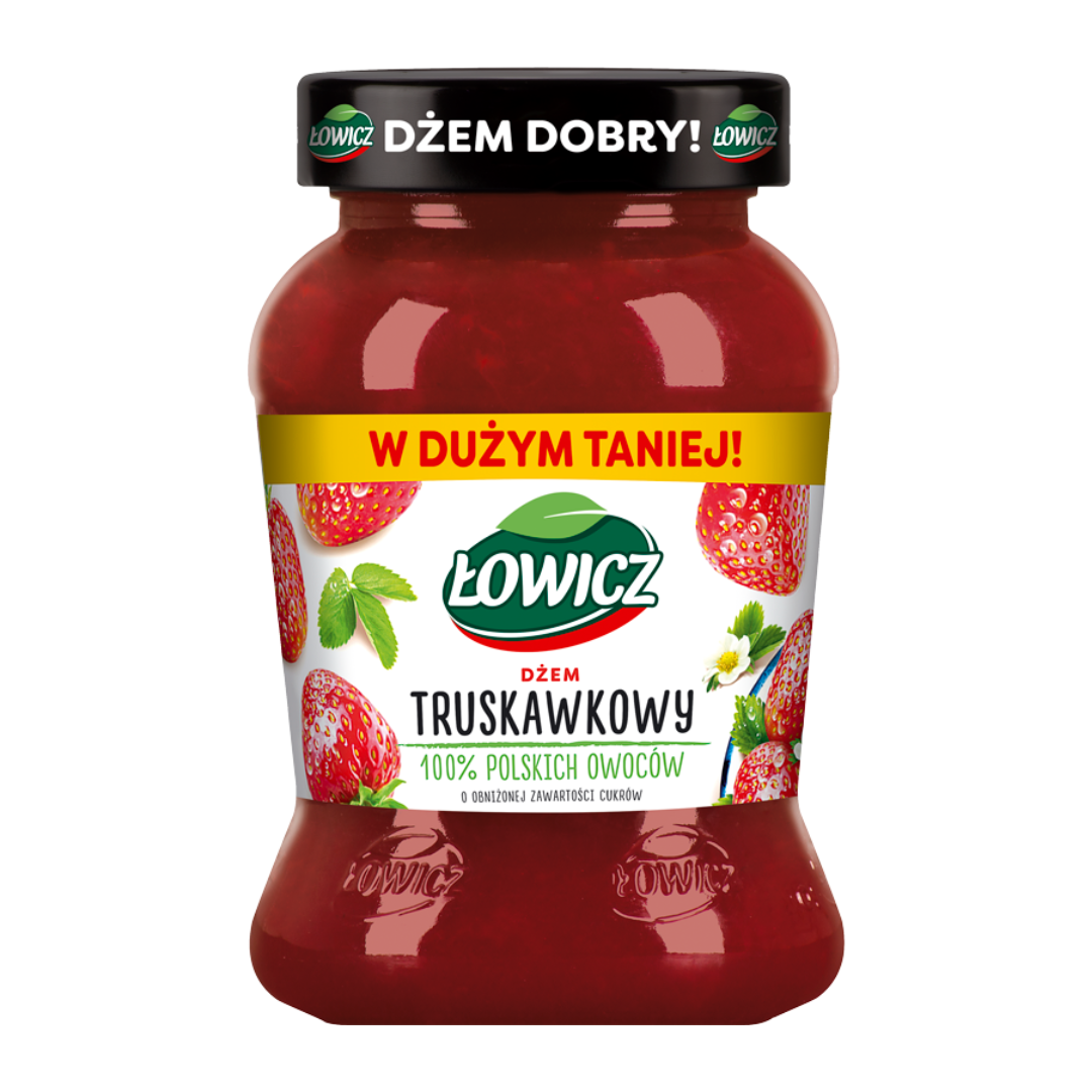 Łowicz Dżem Truskawkowy 450g