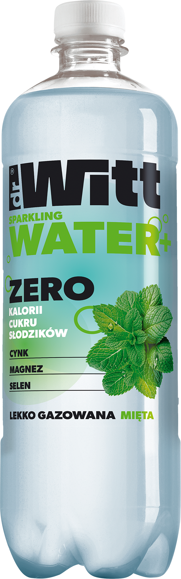 DR Witt Sparkling Water+ Mięta ZERO 0,75L