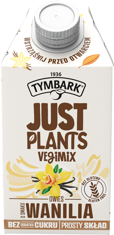 Tymbark Just Plants Napój owsiany Wanilia 500ml