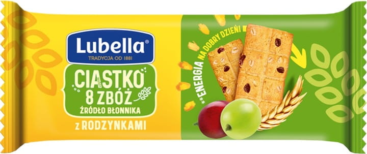 LUBELLA ciastka zbożowe z rodzynkami 34g
